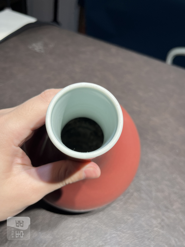 清乾隆 霁红釉荸荠瓶 - 图14
